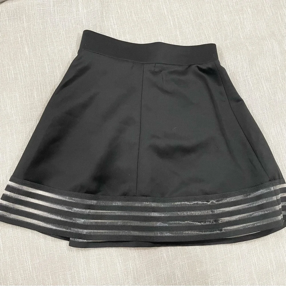 Material Girl Black Pleated Academia Style Skirt Size S